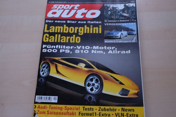 Deckblatt Sport Auto (04/2003)